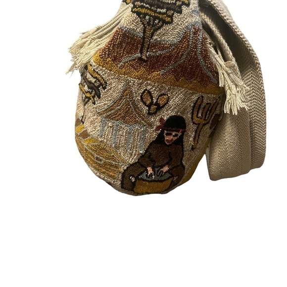 Handmade Ethnic Bucket  Bag, Size large - Picture 6 of 8